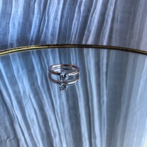 Rose Gold Crystal Ring